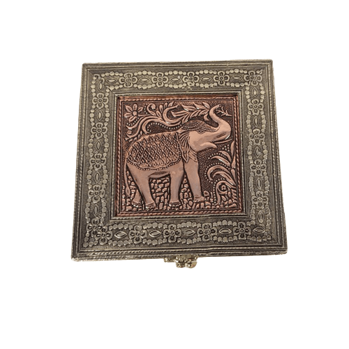Beautiful Decorative Wooden with Meenakari Dry Fruit Box for Home Decor