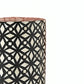 Bone Inlay Stools in black diamond pattern