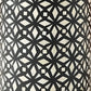 Bone Inlay Stools in black diamond pattern