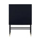 Bone Inlay Geometric Pattern Bar Cabinet