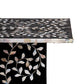 Mother Of Pearl Cake Stand In Black Floral Pattern