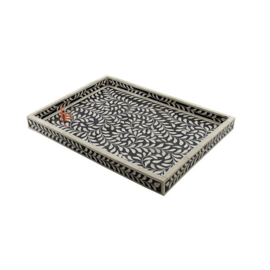 Hand Crafted Bone Inlay Tray Perfect gift for any Occasion