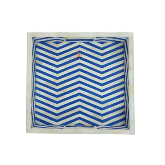 Beautiful Hand Crafted Bone Inlay Decorative Tray Best Gift For your Loved One's