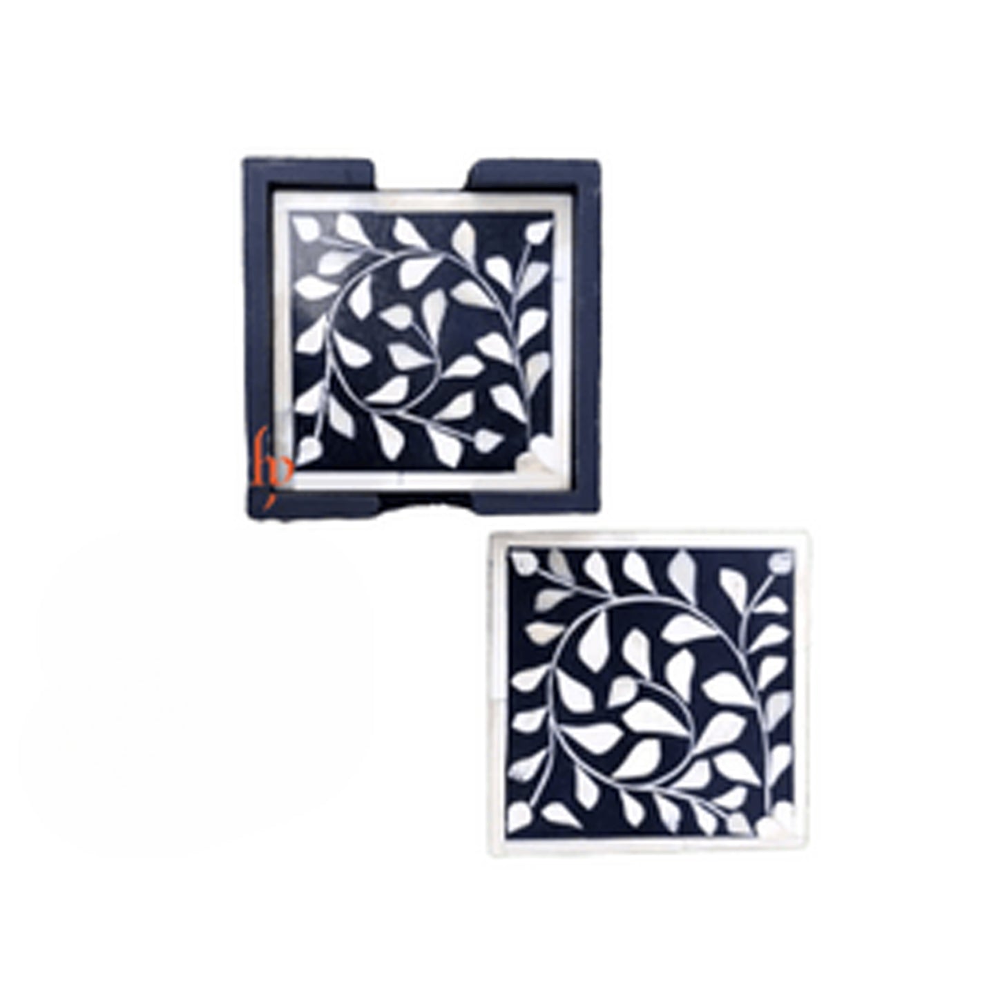 Beautifully Hand Crafted bone inlay Coaster Set Perfect gift for loved ones