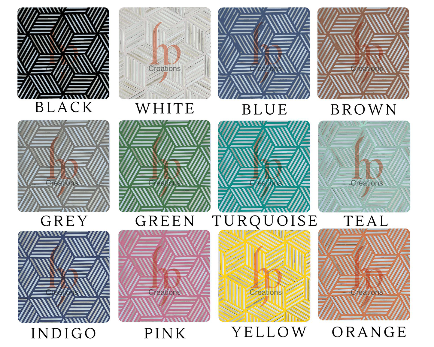 Handmade Customised Black Bone Inlay Buffet/Dresser