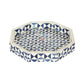 Hand Crafted Bone Inlay Hexagon Tray Decorative Serving Tray Perfect gift for loved ones Best gift for any Occasion