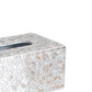 Handmade Mother Of Pearl Mosaic pattern Tissue Box