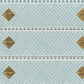 Bone Inlay Chest Of 3 Drawers in Teal Blue Color