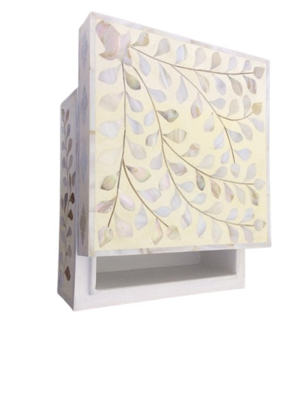 Customized Handmade Mother of Pearl Floral Pattern Jewelry Box