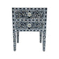 Personalized Mother of Pearl Antique Handmade Night Stand End table Furniture with Insurance