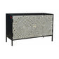 Bone Inlay Sideboard Embellished Double Doors Dresser with Ample of Storage Furniture