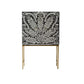 Customized Handmade Bone Inlay Peacock Pattern Bar Cabinet