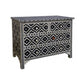 Personalized Handmade Bone Inlay Chest Of 4 Drawers Beautifully Crafted Home Decor Inlay Furniture