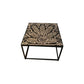 Handmade Bone Inlay Customized Peacock Pattern Coffee Table