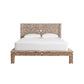 Handmade Bone Inlay King and Queen Size  Bed Frame with Headboard for Bedroom Decor