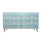 Handmade Customized Bone Inlay Moroccan Pattern Chest of 9 Drawer