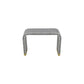 Handmade Customized Bone Inlay Waterfall Console Table