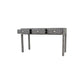Handmade Customized Bone Inlay Star Eye Pattern 3 Drawer Console Table