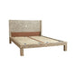 Handmade Bone Inlay King and Queen Size  Bed Frame with Headboard for Bedroom Decor