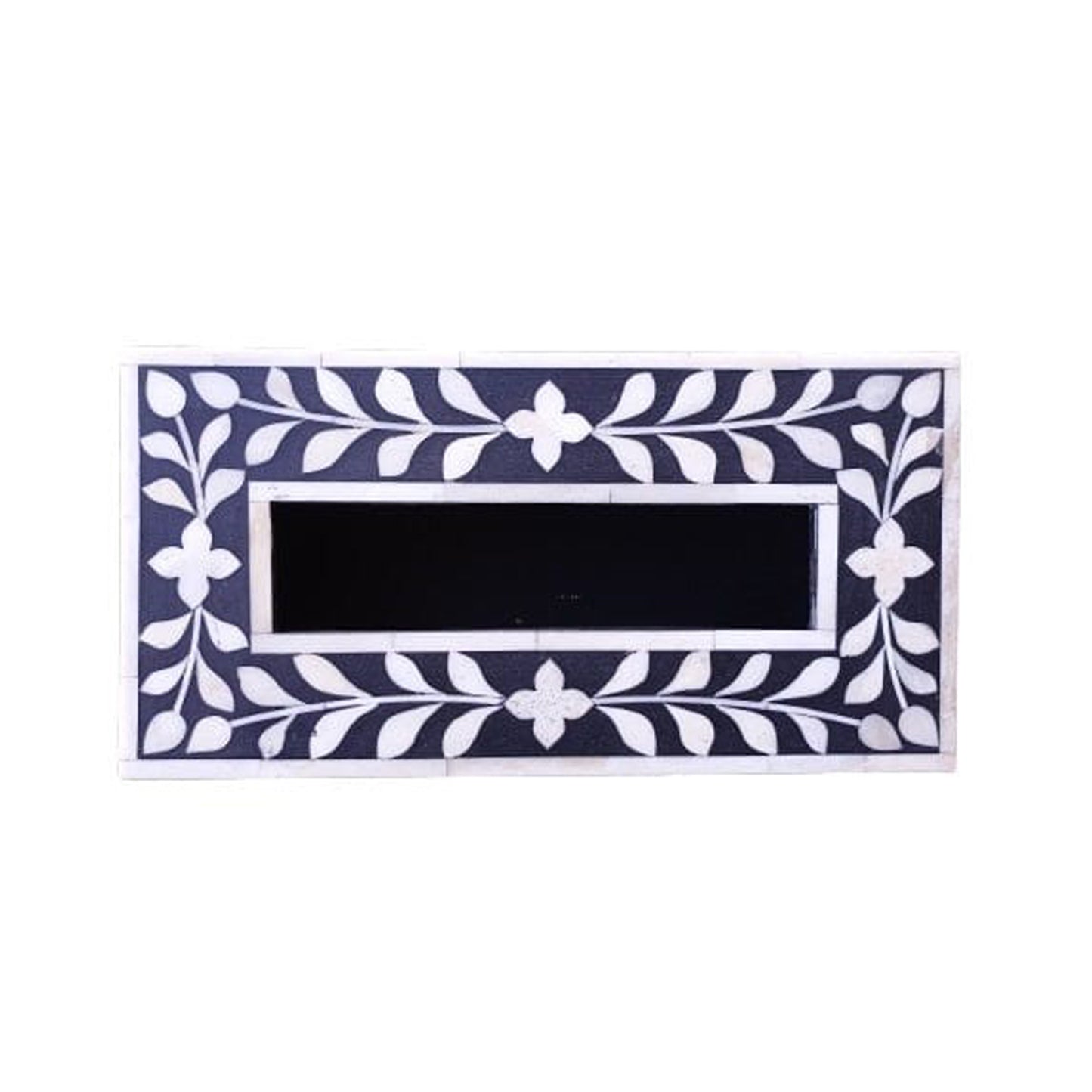 Handmade Customised Bone Inlay Floral Pattern Tissue Paper Box