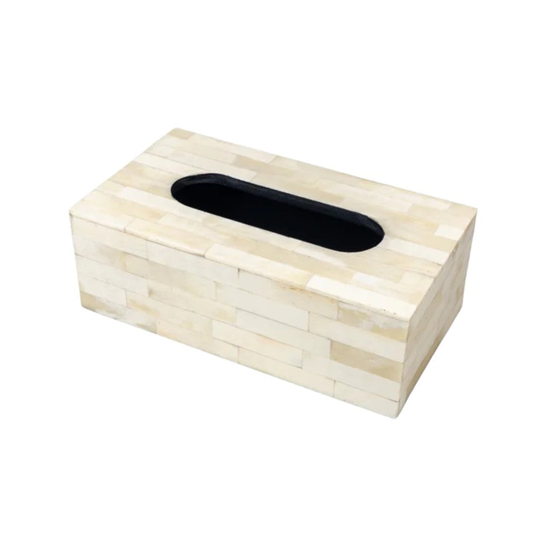 Handmade Antique Bone Inlay Tissue Box Beautifully Crafted Tissue Paper Box