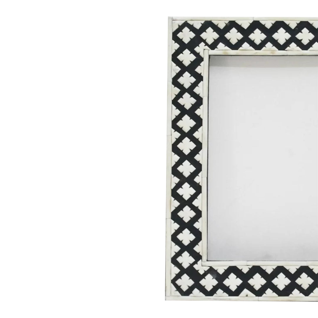 Handmade Customized Bone Inlay  Pattern Photo Frame Best For Home Decor