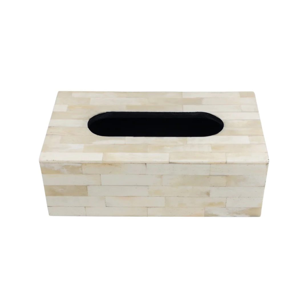 Handmade Antique Bone Inlay Tissue Box Beautifully Crafted Tissue Paper Box