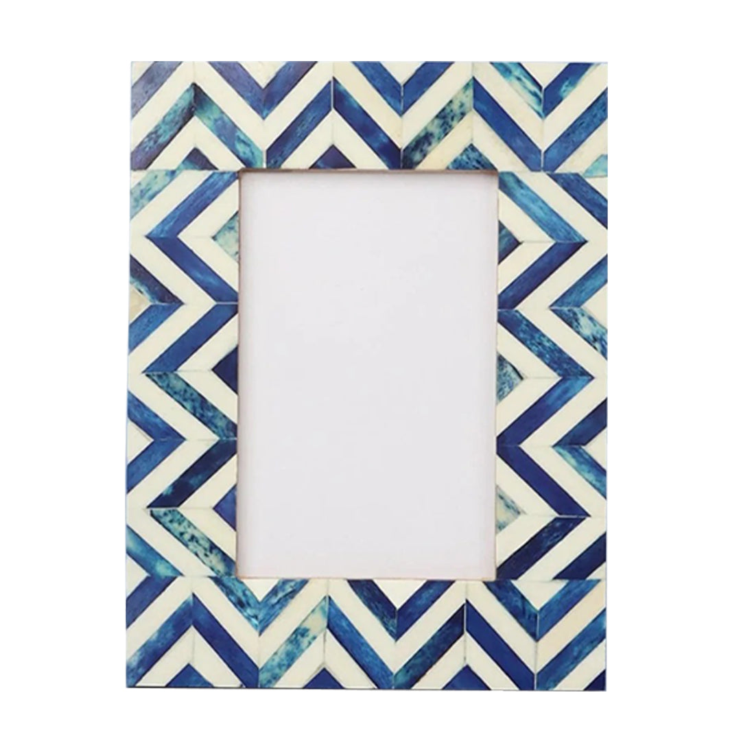 Handmade Customized Bone Inlay  Pattern Photo Frame Best For Home Decor