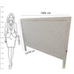 Handmade Customized Bone Inlay Geometric Pattern Bedhead