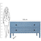 Handmade Bone Inlay Console 2 Drawer Beautiful Geometric Design Attractive Entrance Table Living Room Console Study Table