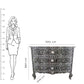 Handmade Customized Mother of Pearl Chest of 3 Drawer