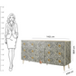 Bone Inlay Chest Of 9 Drawers Beautiful Handmade Dresser Inlay Furniture Cabinet for Living Room Guest Room Bed Room
