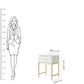 Personalized Bone Inlay Bedside Table Home Decor Purpose Attractive Design Beautifully Crafted Bedside Table