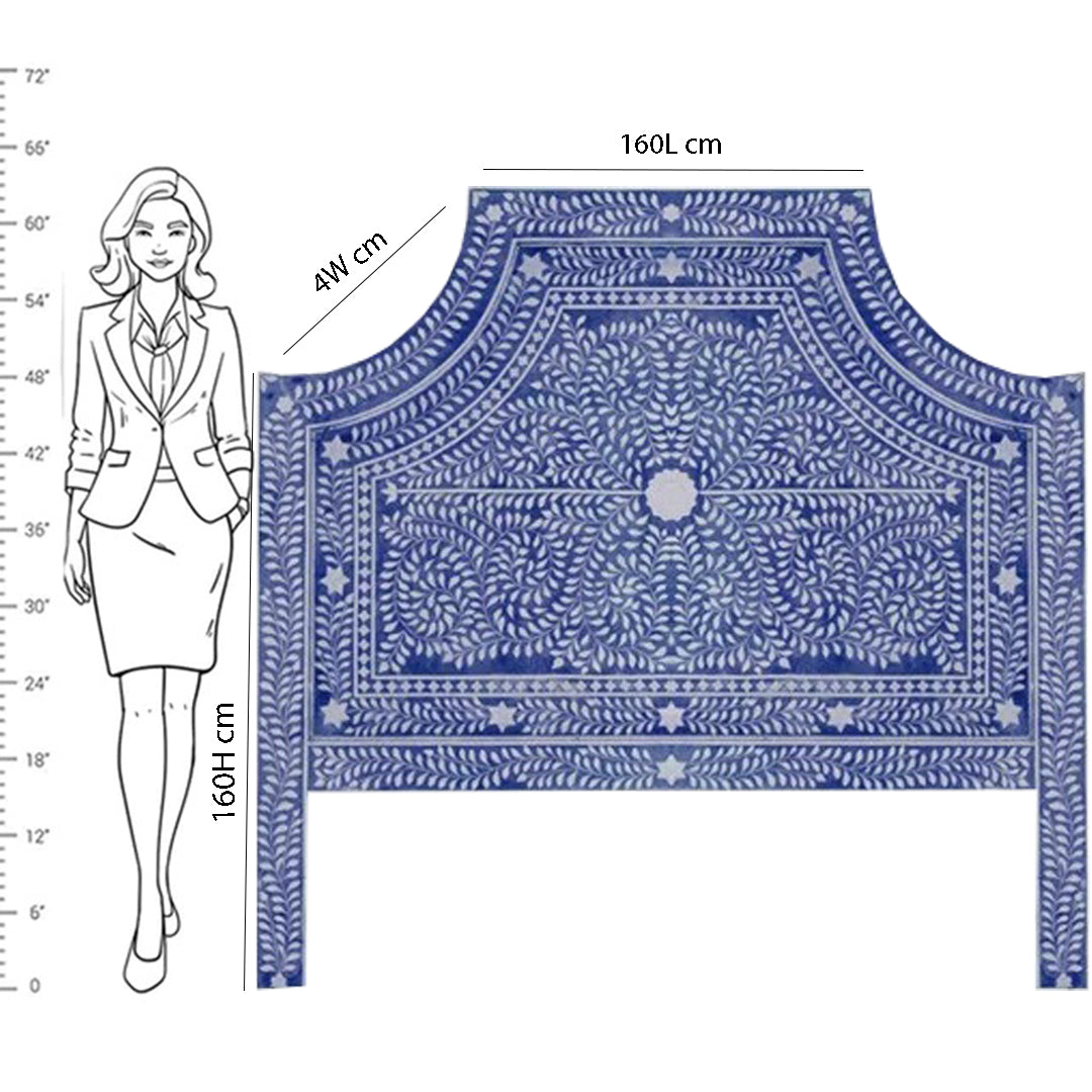 Handmade Customized Bone Inlay Bedhead Best For Home Decor