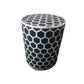 Handmade Mother of Pearl honeycomb pattern personalized stool