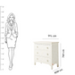 Handmade Bone Inlay Chest Of 3 Drawers Beautifully Crafted Home Decor Furniture Decorative Floral Design Living Room Table