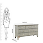 Personalized Bone Inlay 7 Chest Of Drawers Beautifully Crafted Home Decor Inlay Furniture