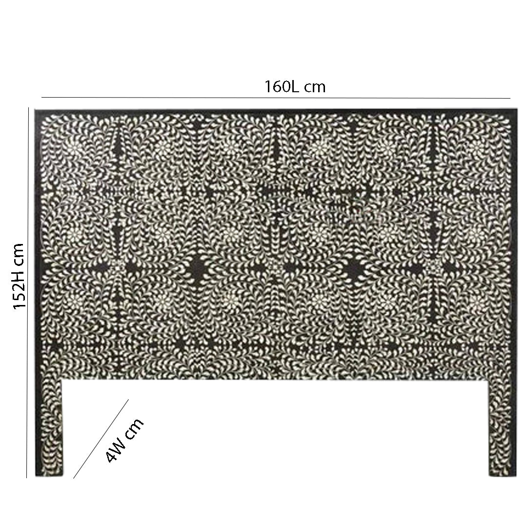Handmade Customized Bone Inlay Bedhead Best For Home
