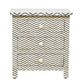 Personalized Bone Inlay Bedside Bedside Cabinet Best Home Decor Item with Attractive Design Free Shipping and Insurance