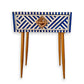 Personalized Bone Inlay Bedside Table Home Decor Purpose Attractive Design Beautifully Crafted Bedside Table/Indigo
