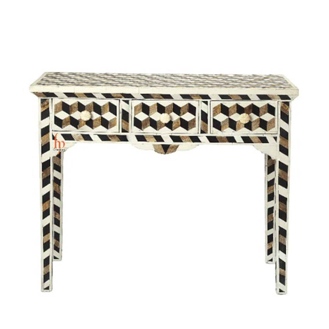 Personalized Mother Of Pearl Inlay Beautiful Console Home Decor Purpose Beautiful Traditional Indian Design
