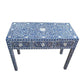 Handmade Customized Mother of Pearl 3 Drawer Console Table