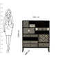 Handmade Customized Bone Inlay Bar  Cabinet