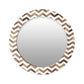 Handmade Bone Inlay Geocentrically Designed Round Mirror Frame Best For Home Decor