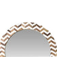 Handmade Bone Inlay Geocentrically Designed Round Mirror Frame Best For Home Decor