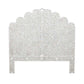 Handmade Customized Mother of Pearl Floral Pattern  Bedhead Best For Home