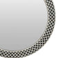 Handmade Customized Bone Inlay Round Mirror Frame