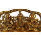 Beautiful Decorative Metal Lakshmi Ganesha Saraswati with 5 Face Diya for Home and Office Decor