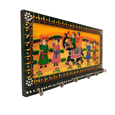 Beautiful Decorative Wooden Key Stand For Home and Office Decor