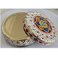 Decorative Holiday Easter Round Steel Cookie Tin/  Meenakari Cookie Tin Set of 2